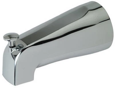 Chrome Bathtub Diverter Spout With 1/2" Female Iron Pipe Inlet