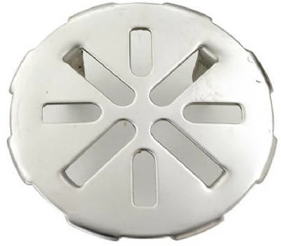 Snap In Stainless Steel Drain Cover For 3-inch Drains