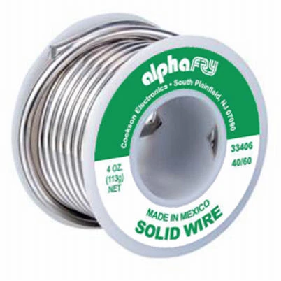 Leaded General-Purpose Solder, .125-In., 4-oz.