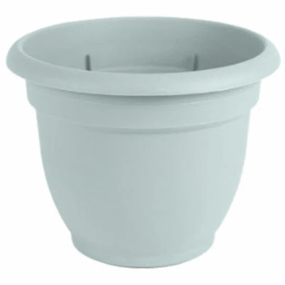 Ariana Self Watering Planter, Plastic, Misty Blue, 12-In.