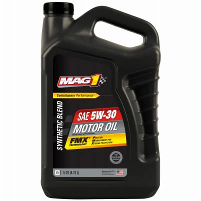 Five Quart Container of 5W-30 Motor Engine Oil