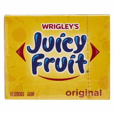 Juicy Fruit Gum, Slim Pack, 15 Pc.