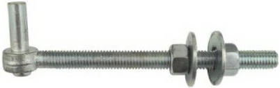 1/2 x 6 In. Zinc Bolt Gate Hook