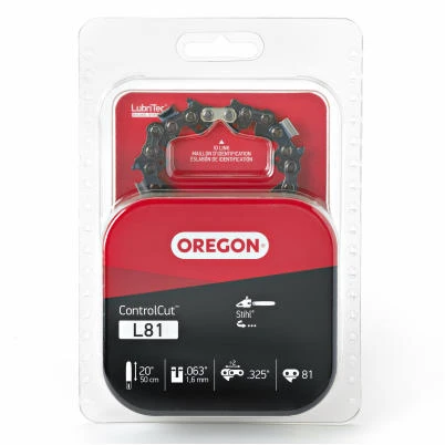 Chainsaw Chain, 81 Drive Link C-Loop, Fits Stihl Models, 20 In.