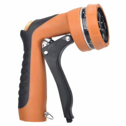 8-pattern Front Trigger Hose Nozzle With Insulated Grip