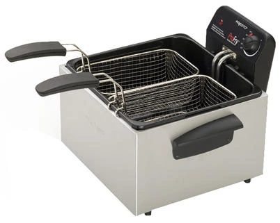 ProFry Deep Fryer, Dual-Basket, Stainless Steel