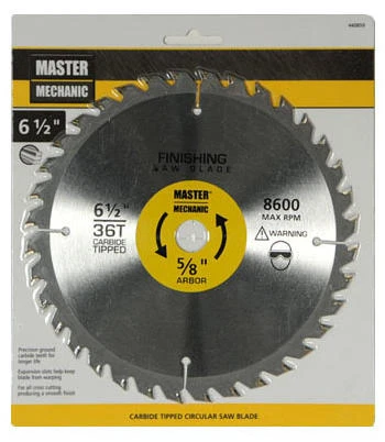 Smooth-Cut Combo Circular Saw Blade, 36-Tooth x 6-1/2 In.