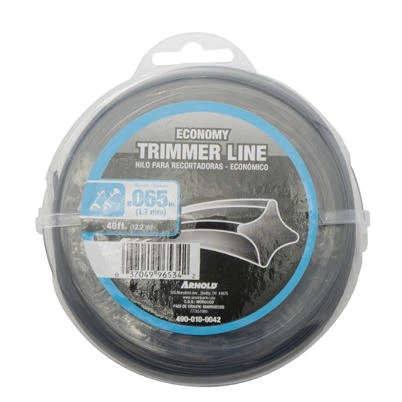 String Grass Trimmer Line, 2 Refills, .065 In. X 40 Ft. - Black