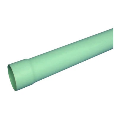 PVC Sewer & Drain Pipe, Solid Wall, 4 In. x 10 Ft.