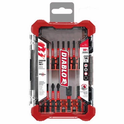 14-Pc. Screwdriving Bit Set
