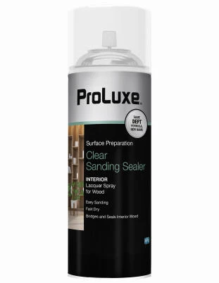 12 Oz. Clear Lacquer Sanding Sealer Spray For Interior Wood Finishing