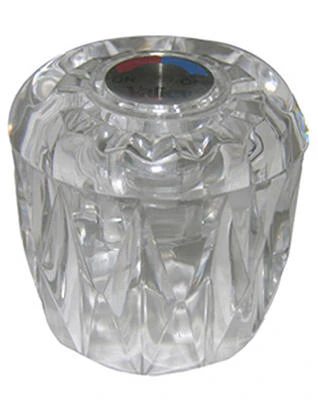 Valley New Style Shower Handle with Double D Broach, Clear Finish