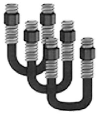 Round U Bolt Steel 5/8 Inch Diameter by 3-1/2 Inch Width by 12 Inch Length
