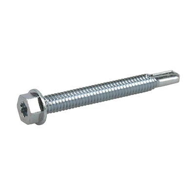 Powerpro Metal Screws, Self-Drilling, Hex Washer Head, #12-24 x 2 In., 45-Ct.