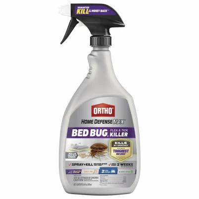 Home Defense MAX Bed Bug Flea & Tick Killer, 24 oz. RTU