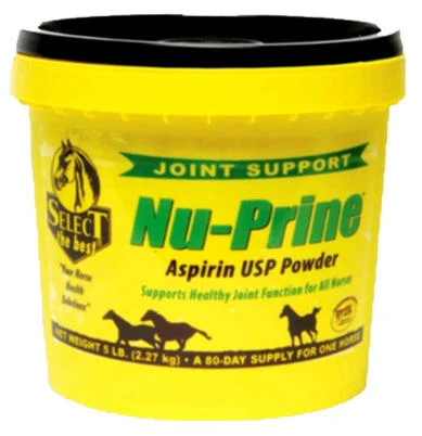 Nu-prine Horse Aspirin Powder, 2.5 Pounds - Joint Health Supplement With Apple Flavor