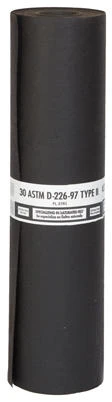 Asphalt Roofing Felt Type Ii, Astm D-226 Gold Lined, 30 Lb, 36" X 72' Roll