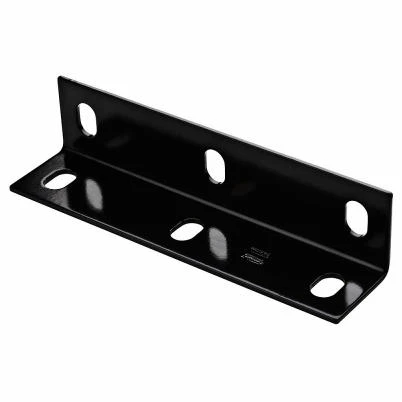 Corner Brace, Black, 2.1 x 9 x 1/8 In.