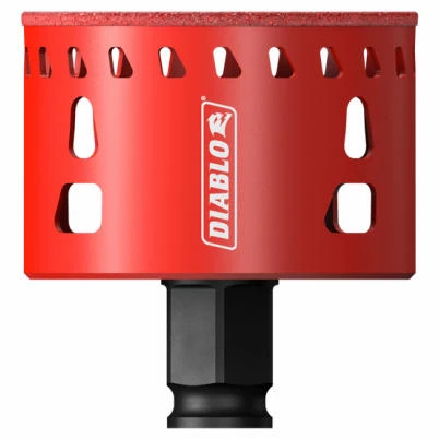 Diamond Grit Hole Saw, 2-1/2-In.