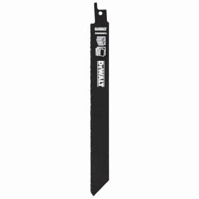 Carbide Grit Reciprocating Saw Blades, 8 In., 5-Pk.