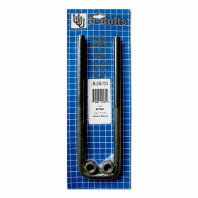Square U Bolt Steel 5/8 Inch Diameter by 2 5/8 Inch Width by 12 1/4 Inch Length