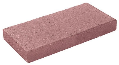 2X8X16 RED STEP STONE