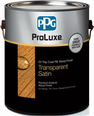 ProLuxe 23 Top Coat Wood Finish, Transparent Satin, Cedar, 1-Gallon
