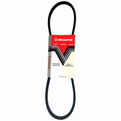 Industrial V-Belt, Black Rubber, 5/8 x 91 In.