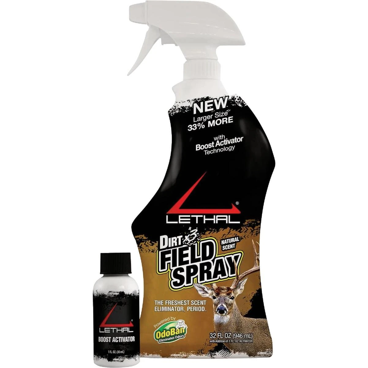 Lethal DirtX3 31 Oz. Field Spray & 1 Oz. Boost Activator Scent Eliminator