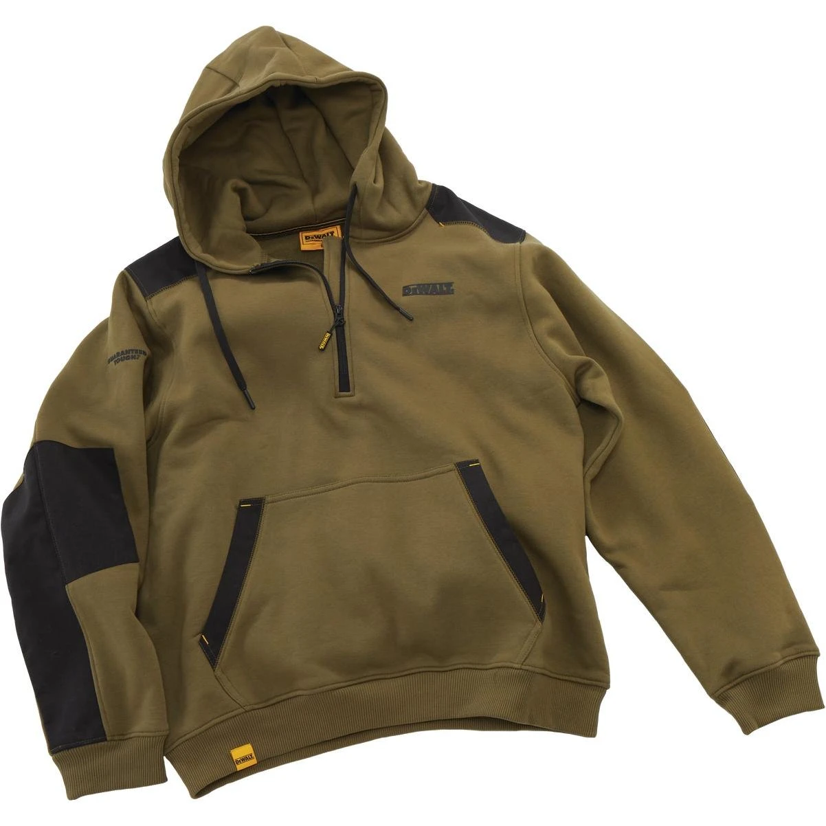 DEWALT Tough Medium Olive Green Hooded Sweatshirt