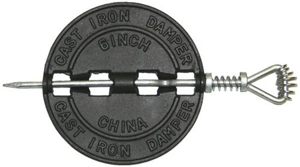 D8 Damper Cast Iron - 8 in.
