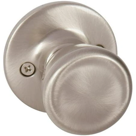 VPKA1051 Brayden Dummy Door Knob, Satin Nickel