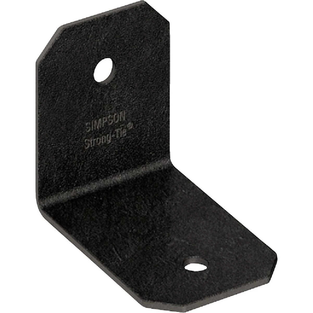 Simpson Strong-Tie Outdoor Accents Avant Collection ZMAX Black Powder-Coated 2 x 90 Deg. 14 Ga. Framing Angle