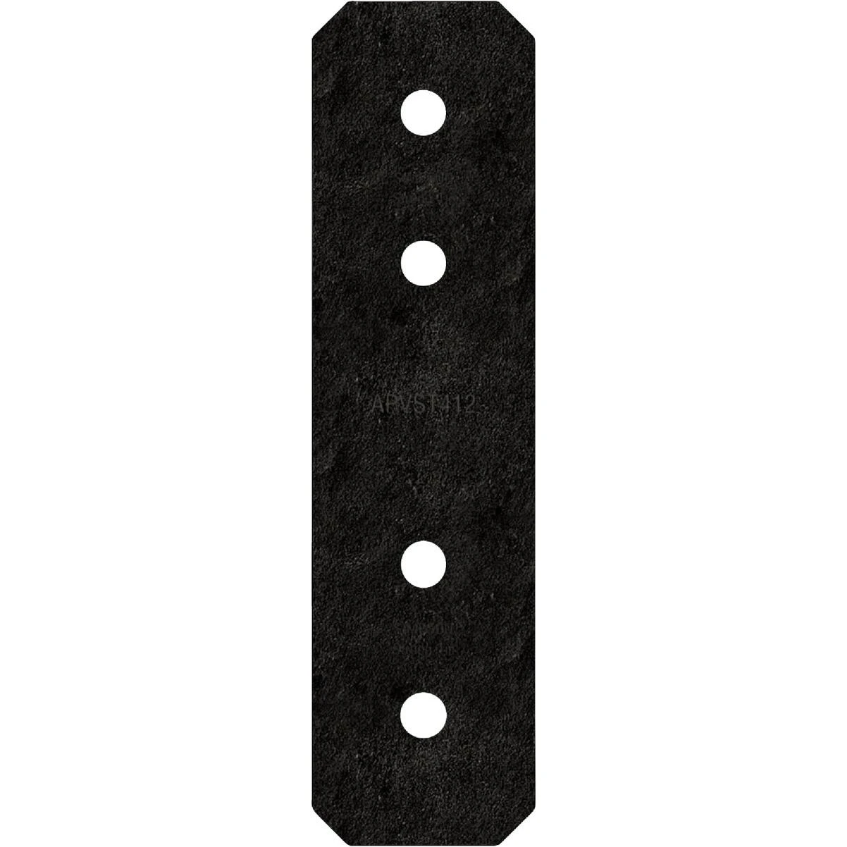 Simpson Strong-Tie Outdoor Accents Avant Collection 4x 3 In. x 11-1/4 In. ZMAX Black Powder-Coated Strap