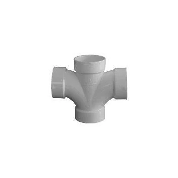 2 Inch Double Sanitary Dwv Pvc Tee Fitting For Plumbing