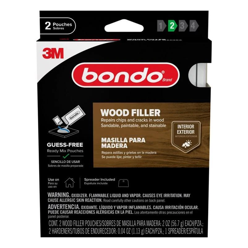 2 Ounce Ready Mix Wood Filler For Quick And Durable Repairs