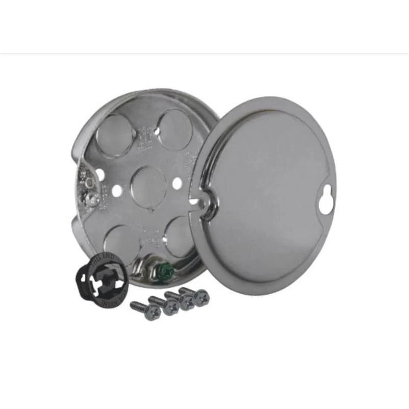 Premium Round Steel Ceiling Box for Old Work by Southwire