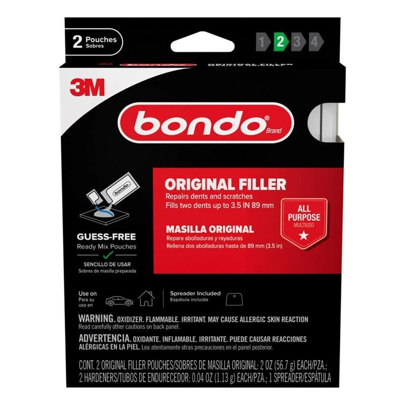 2 Ounce Ready Mix Original Filler For Automotive And Home Repairs