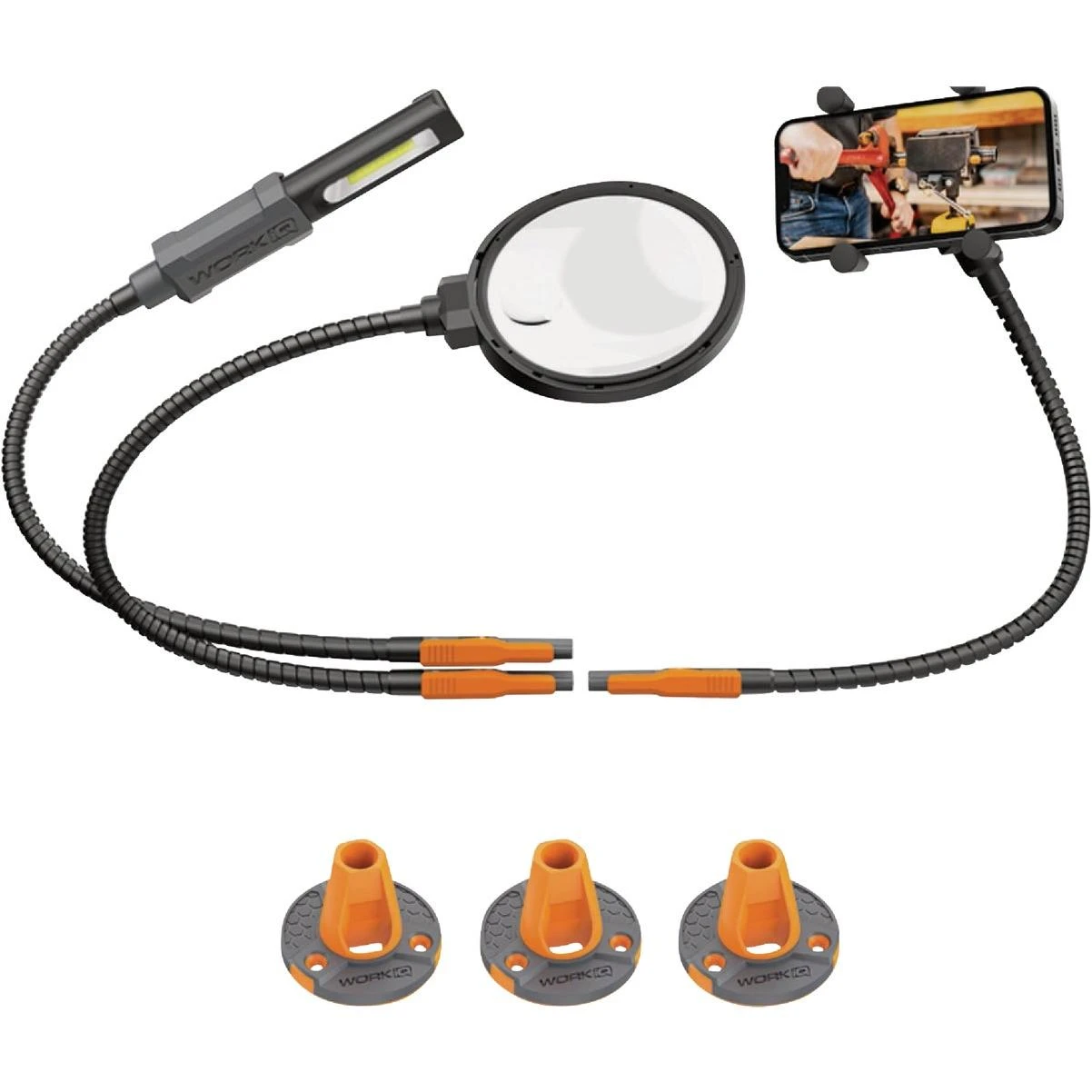 IQ Connect Hands-Free Accessory System with (3) Bench Mounts