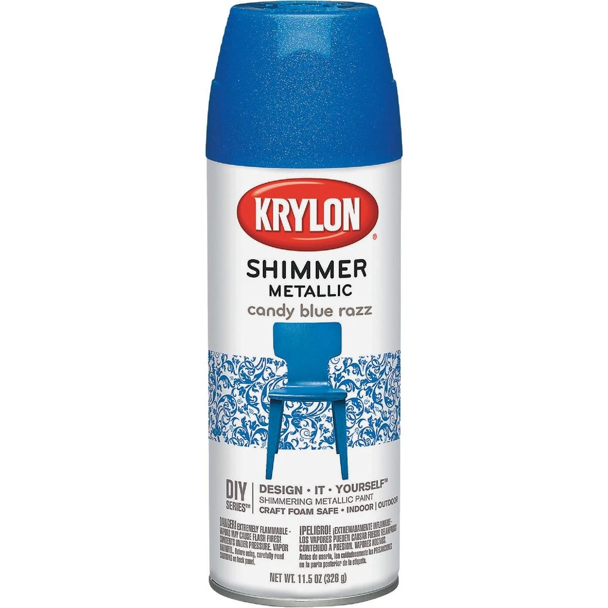 Krylon 11.05 Oz. Candy Blue Razz Shimmer Metallic Spray Paint