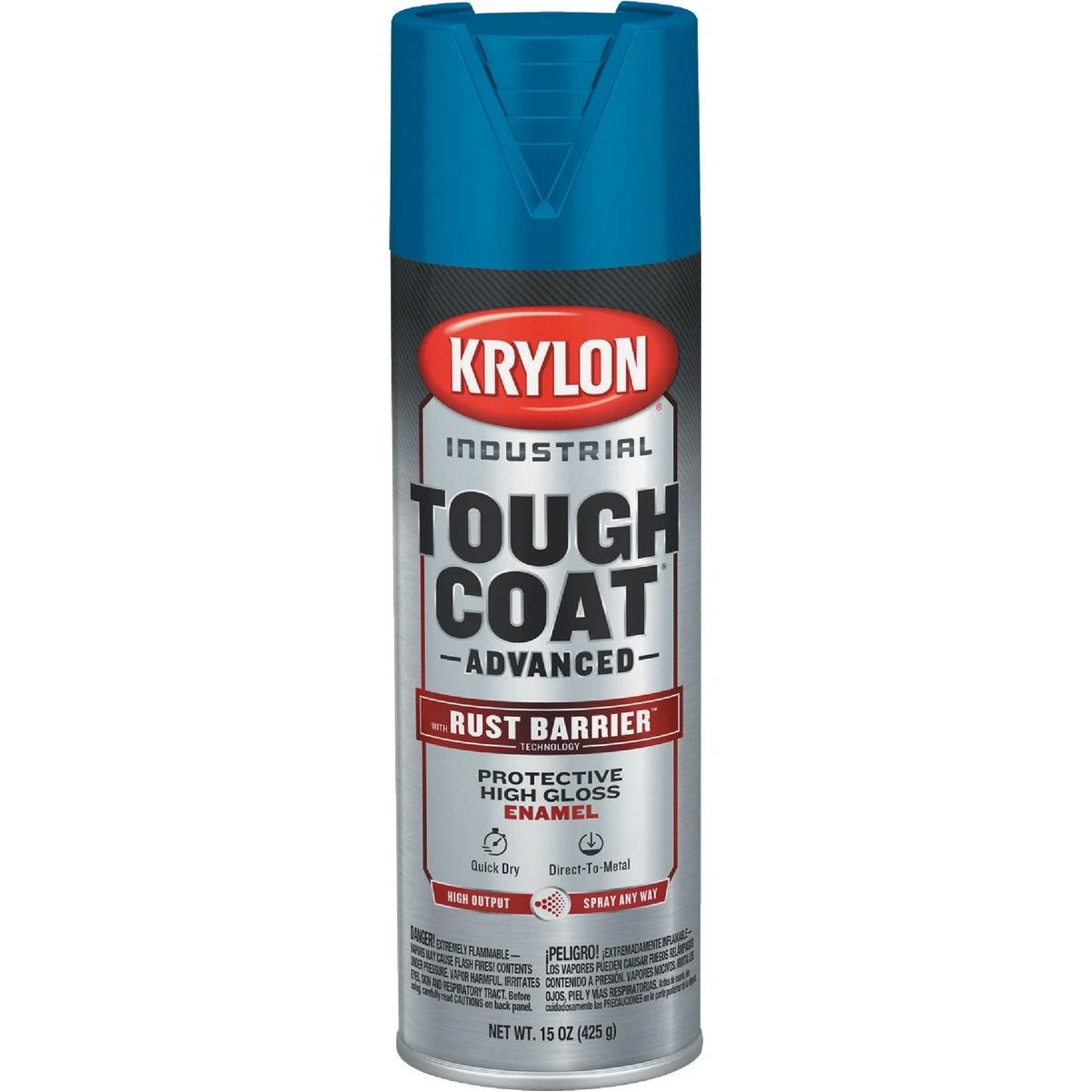 Krylon Industrial Tough Coat 15 Oz. Gloss Deep Blue Rust Barrier Spray Enamel