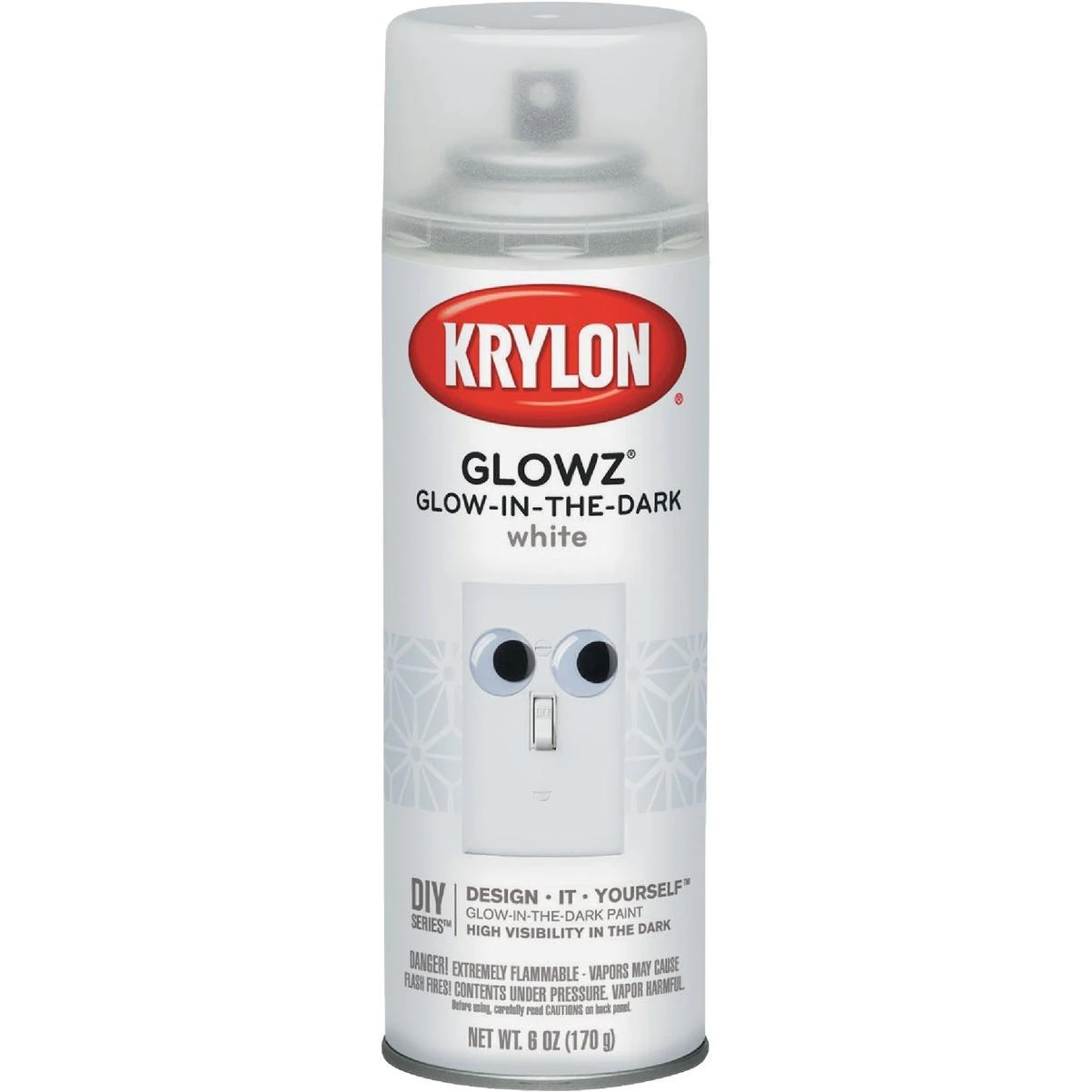 Krylon Glowz 6 Oz. White Glow-In-The-Dark Spray Paint