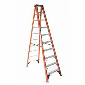 Werner 10-ft Fiberglass Type 1A - 300 lbs. Step Ladder