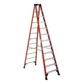 Werner 12-ft Fiberglass Type 1A - 300 lbs. Capacity Step Ladder