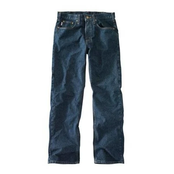 Carhartt Men's Traditional Fit Straight Leg Jean - 32x30 - Deepstone