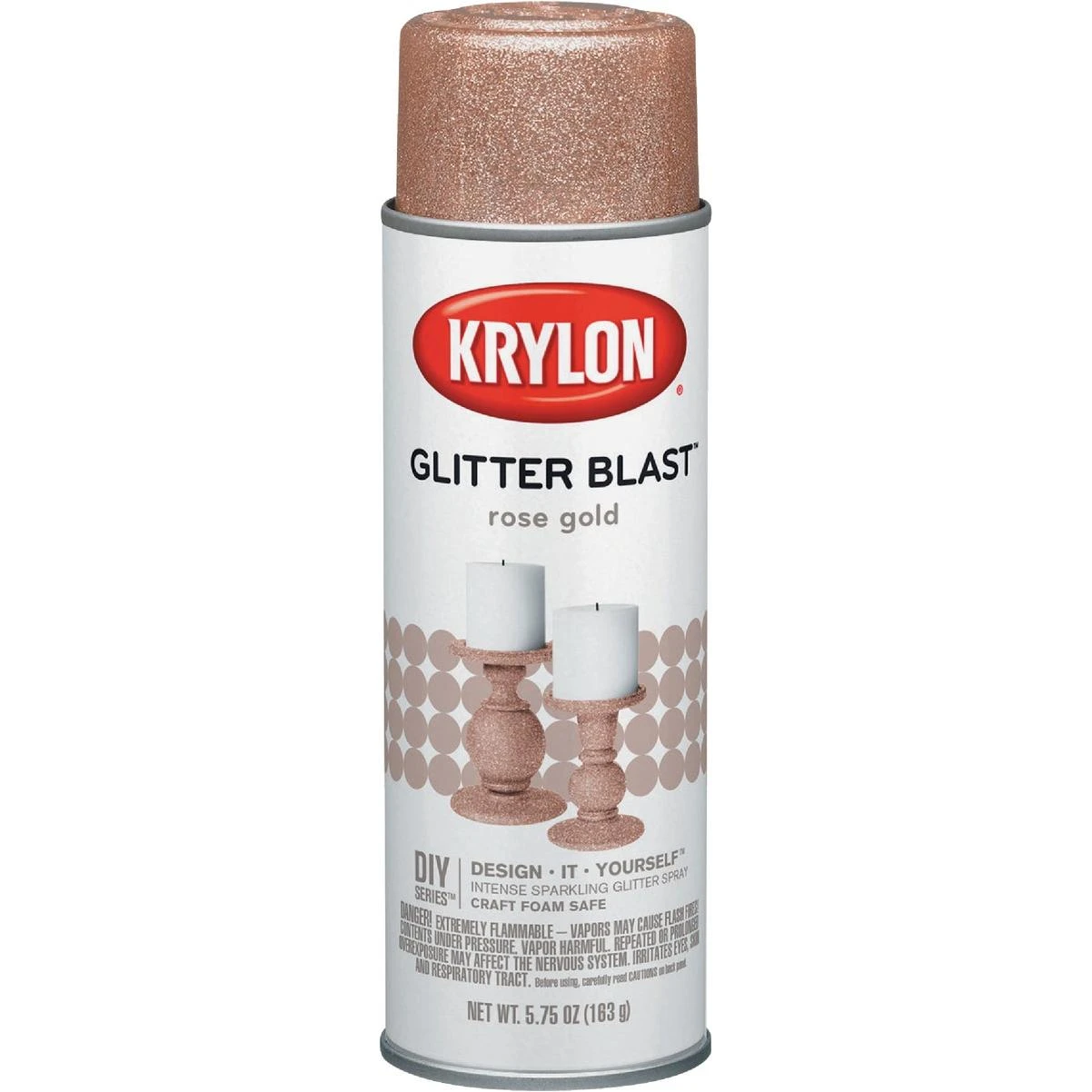 Krylon Glitter Blast 5.75 Oz. Rose Gold Spray Paint