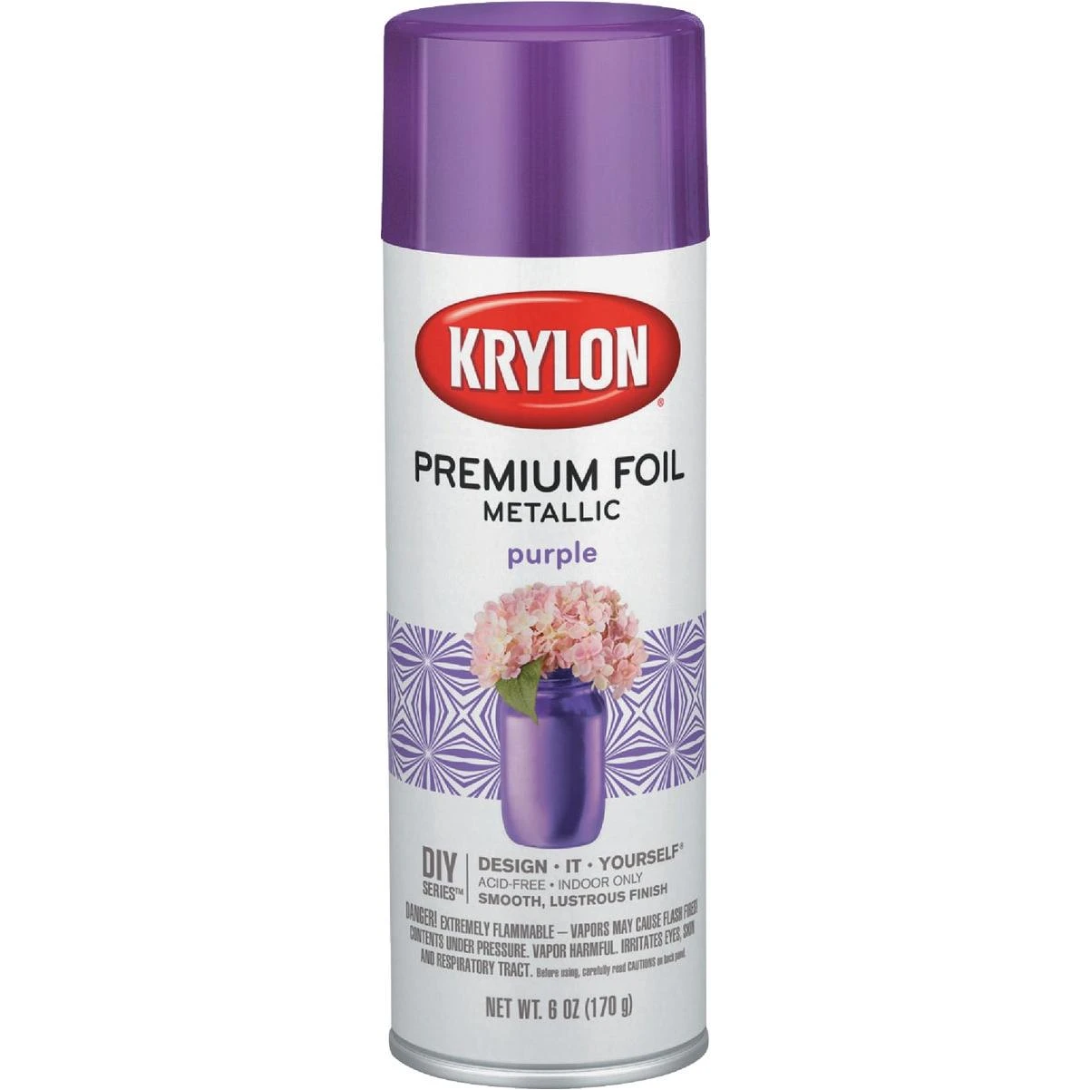 Krylon 8 Oz. Premium Foil Metallic Purple Spray Paint