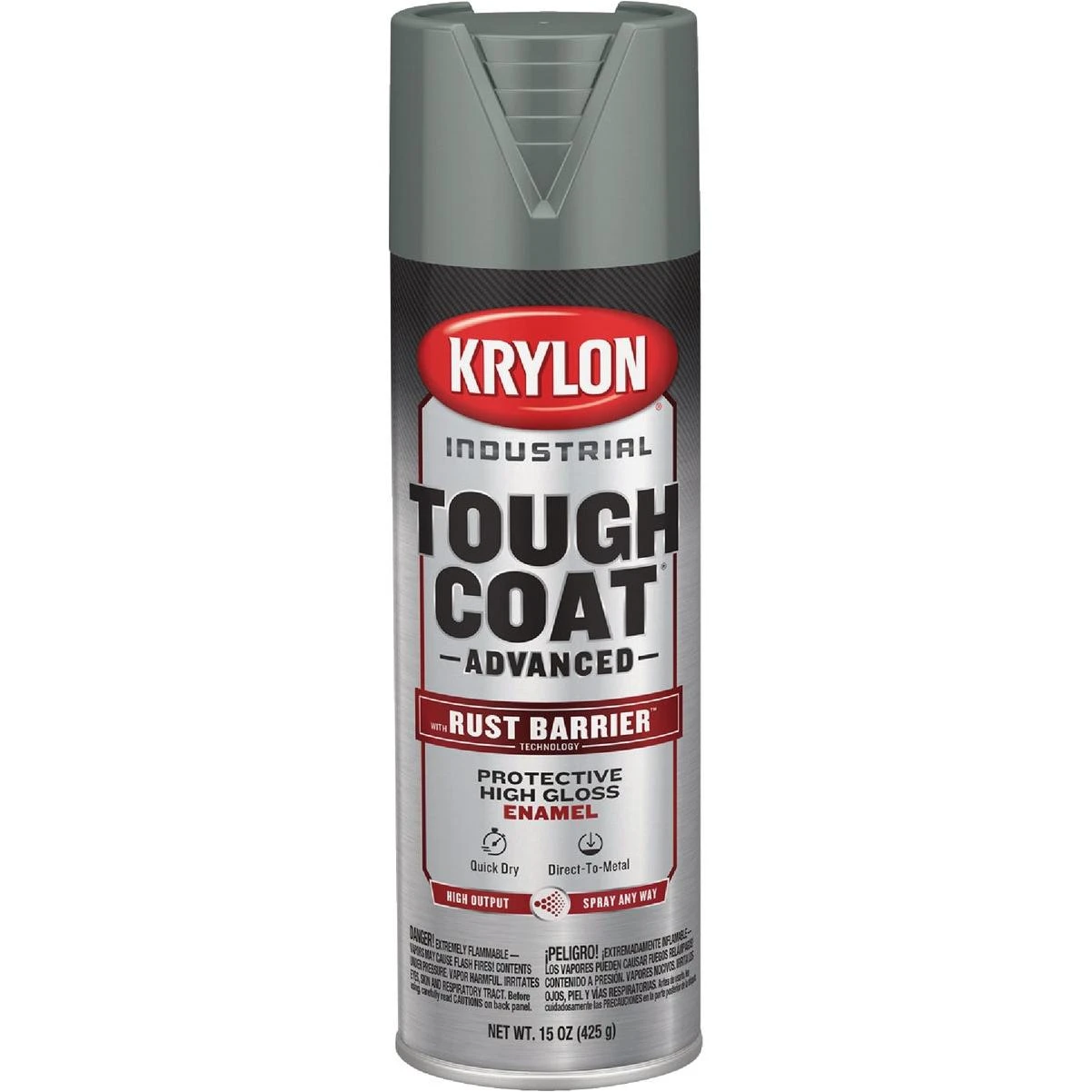 Krylon Industrial Tough Coat 15 Oz. Gloss Meter Gray Spray Paint