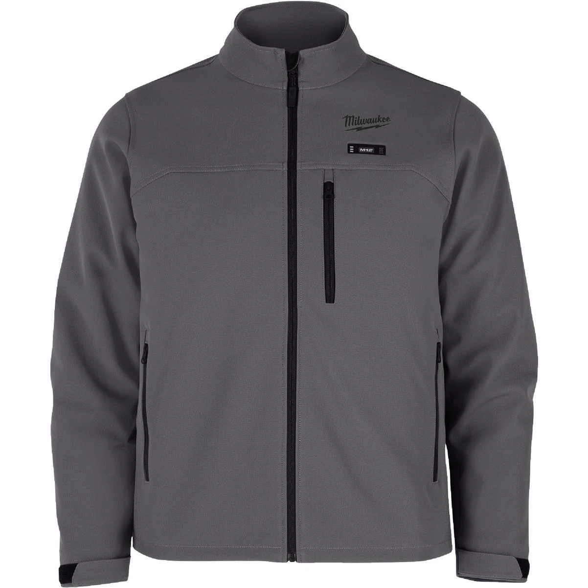 Milwaukee M12 TOUGHSHELL Men's Gray Cordless Heated Jacket, L