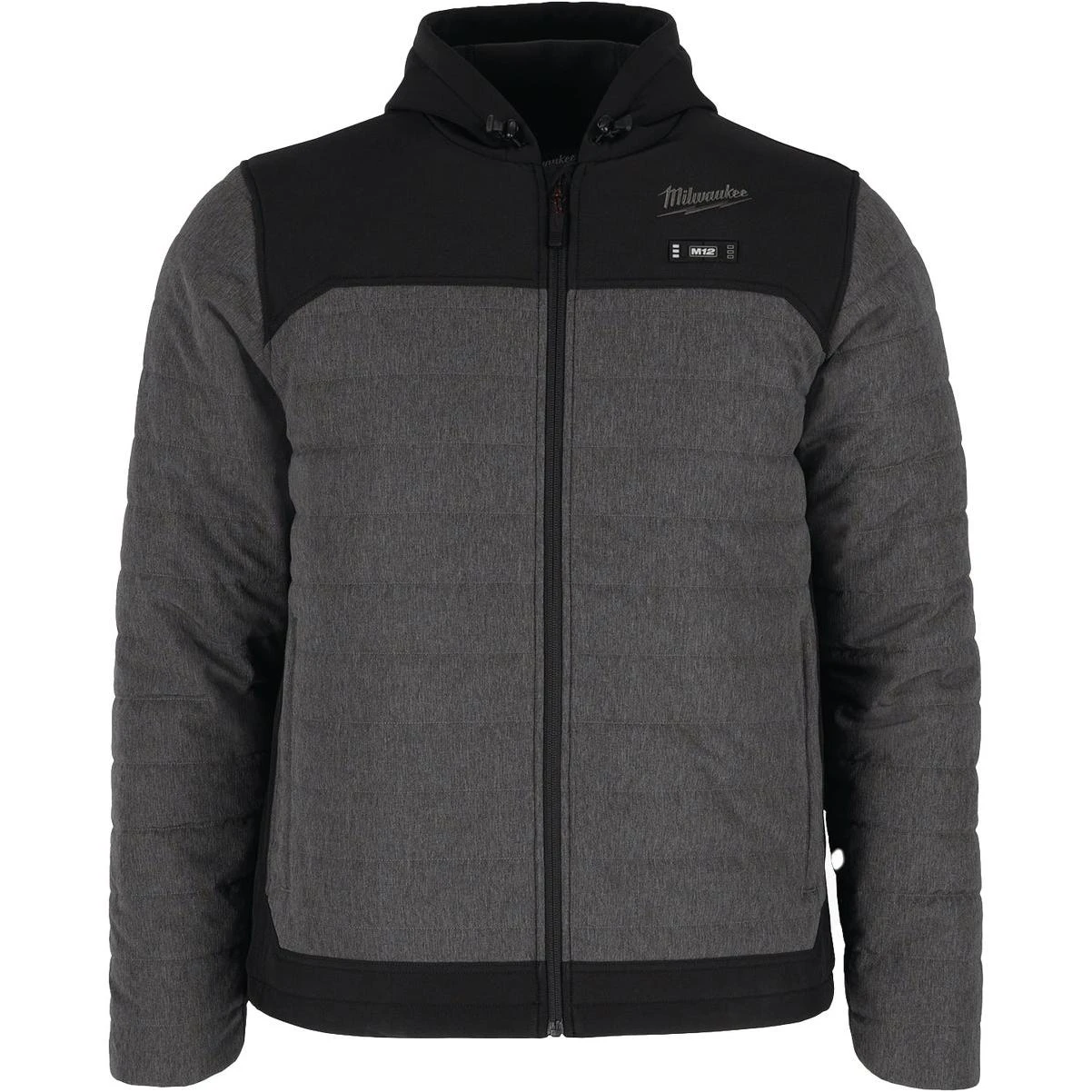 Milwaukee M12 AXIS Men's Gray Cordless Heated Jacket, XL